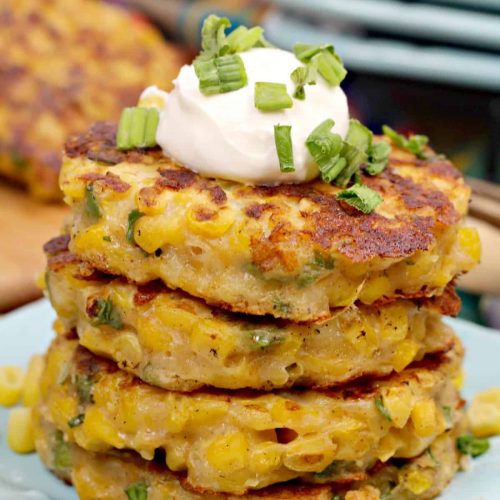 Quick and Easy Pan Fried Corn Fritters Recipe - Sweet Pea's Kitchen