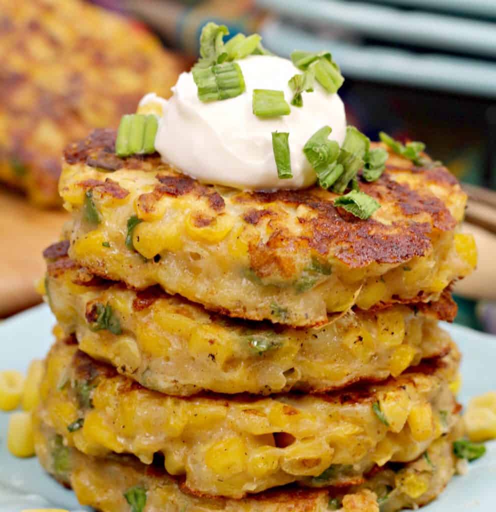 Quick And Easy Pan Fried Corn Fritters Recipe - Sweet Pea's Kitchen