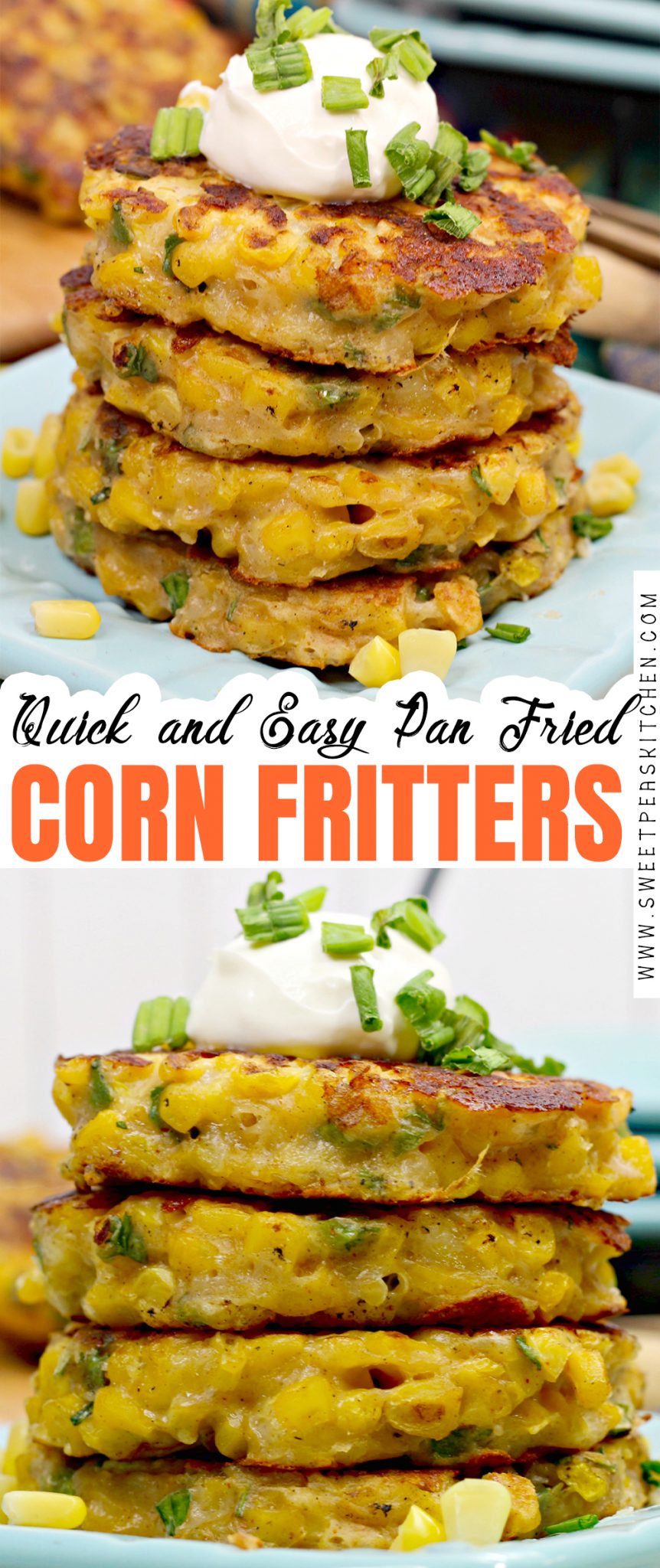 Quick and Easy Pan Fried Corn Fritters Recipe Sweet Pea's Kitchen
