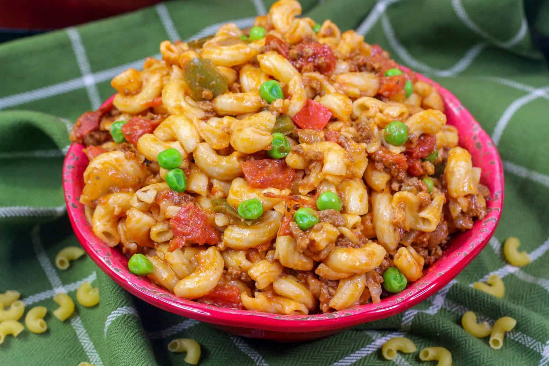 American goulash, crockpot goulash