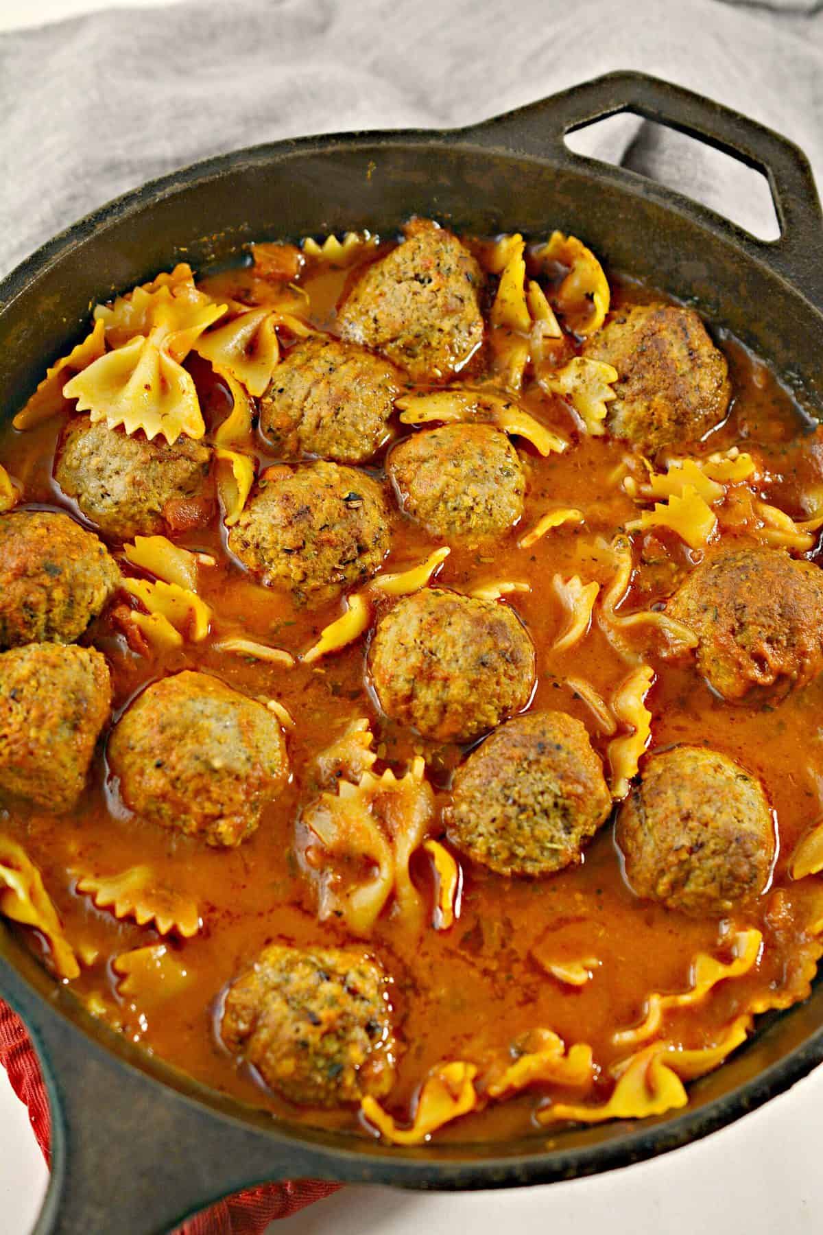 Dump And Bake Meatball Casserole Sweet Peas Kitchen