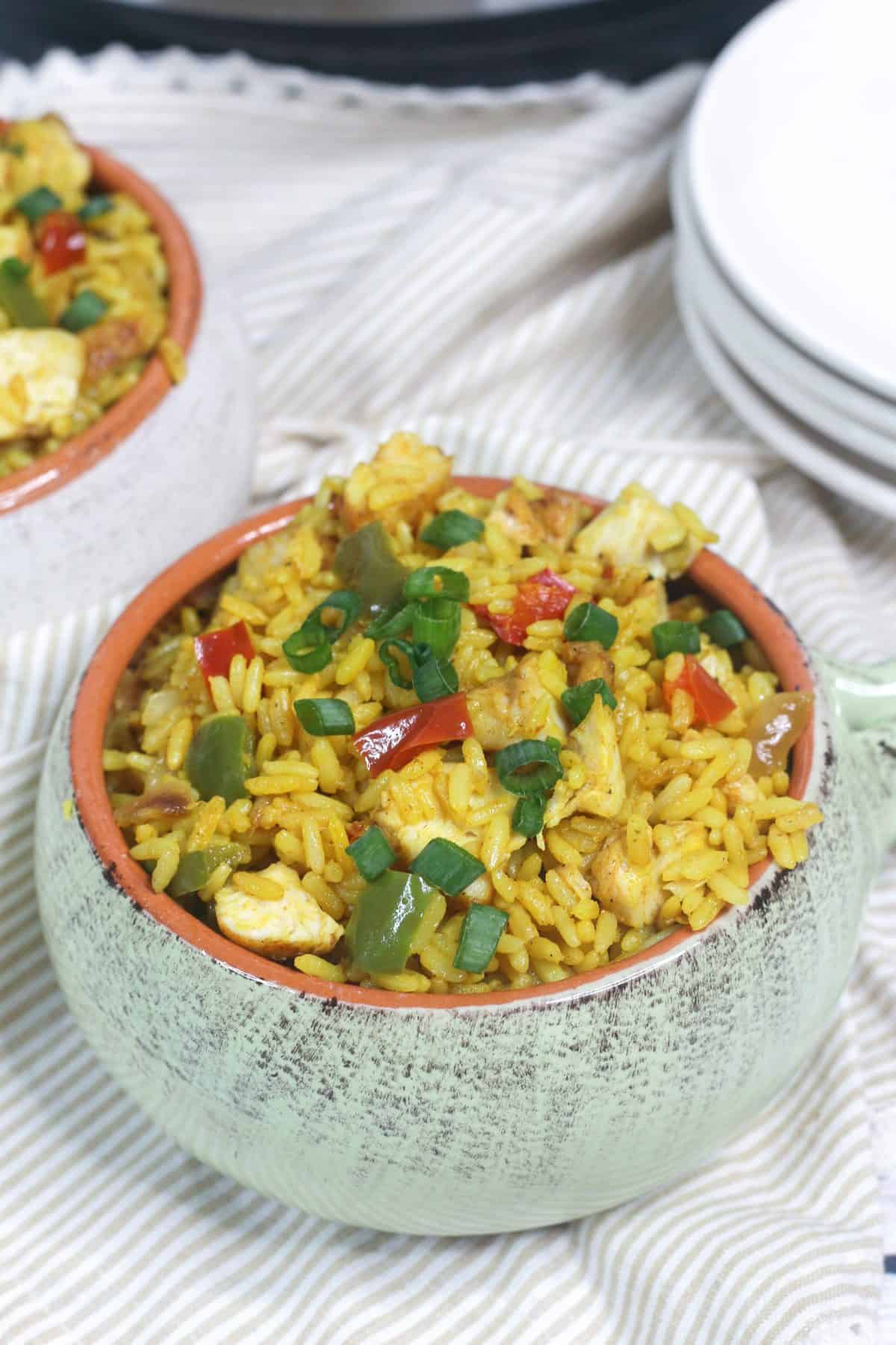 Instant Pot® Puerto Rican Arroz con Pollo Recipe