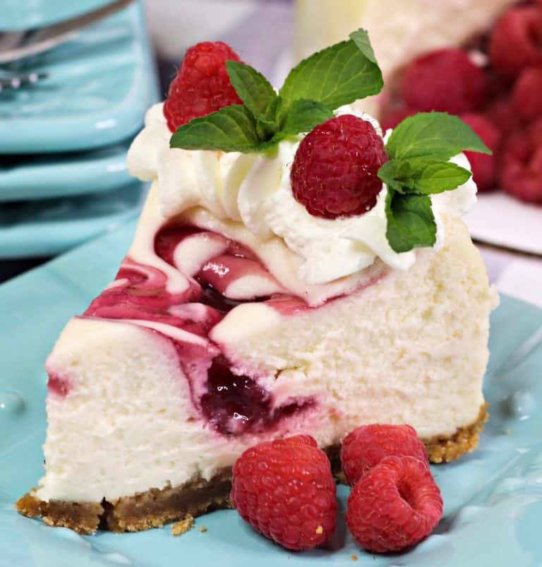 Instant Pot Raspberry Cheesecake Recipe Sweet Pea's Kitchen