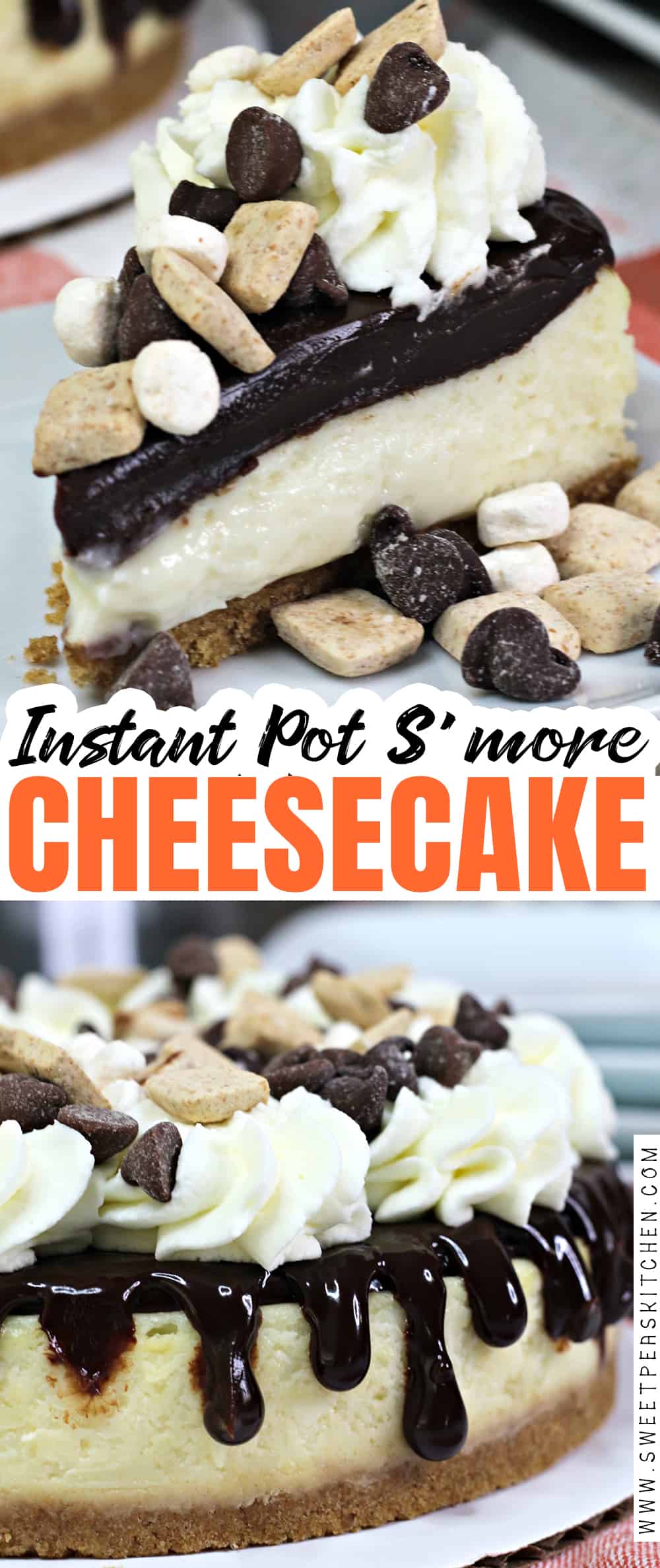 Instant Pot S'more cheesecake