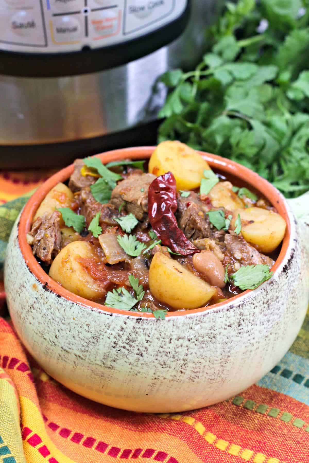 Instant Pot Mexican Beef Stew Recipe - Sweet Pea's Kitchen