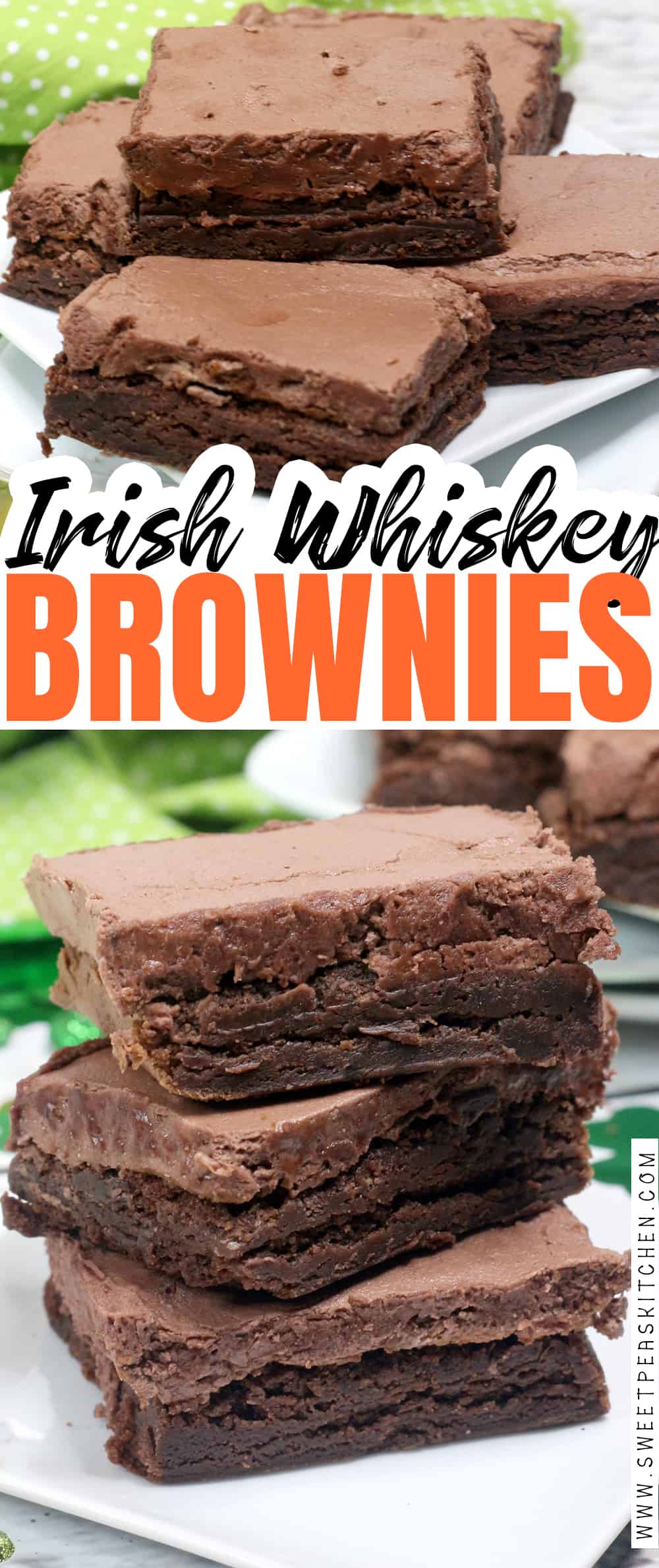 Irish whiskey brownies