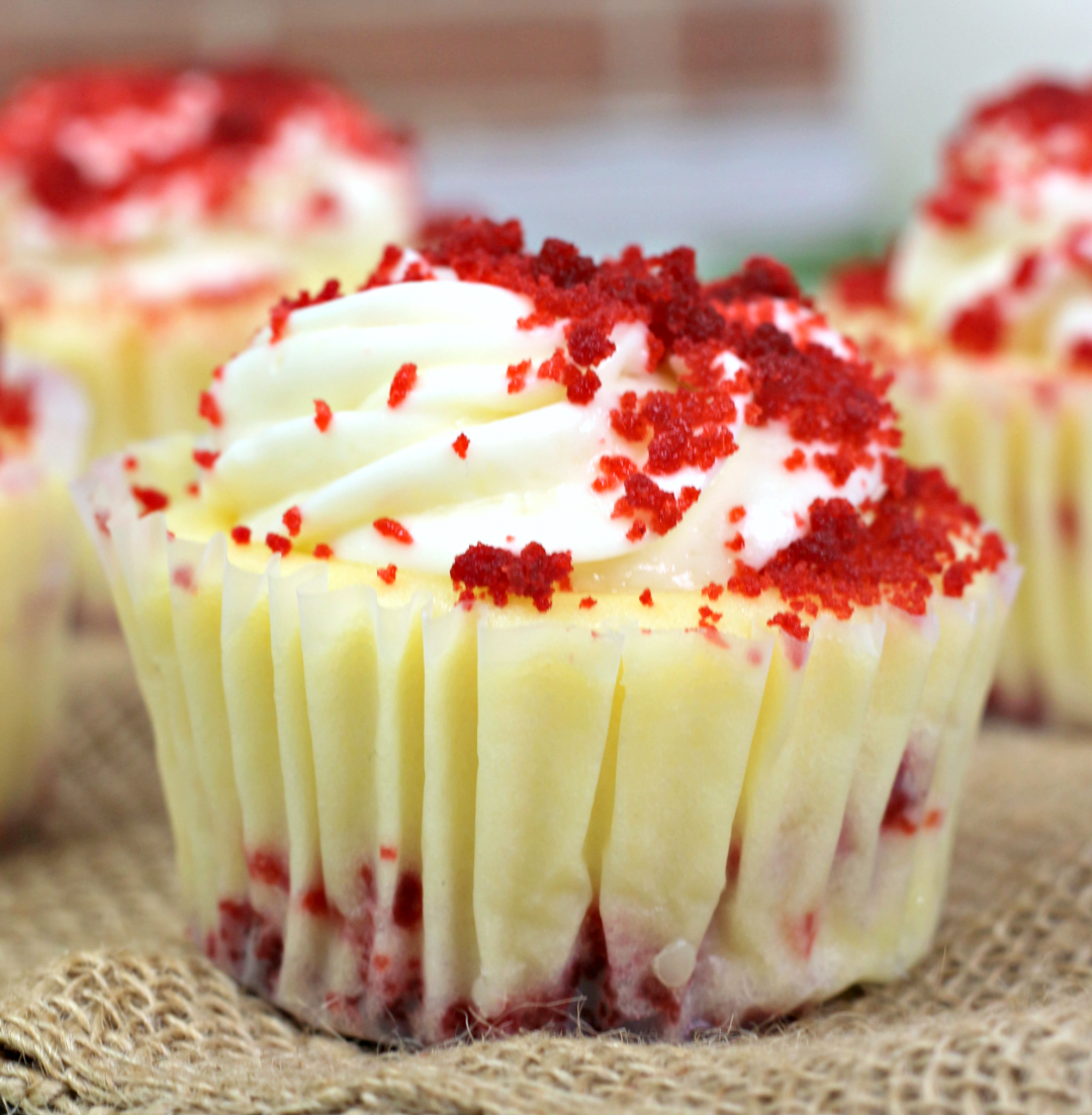 Mini Red Velvet Cheesecakes Recipe Sweet Peas Kitchen