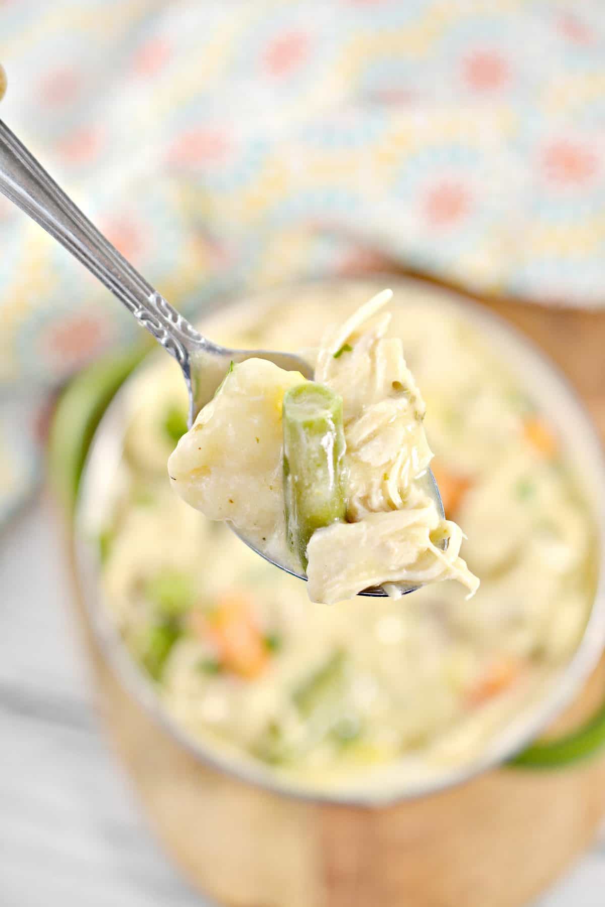 Slow Cooker Chicken and Dumplings - Sweet Pea's Kitchen