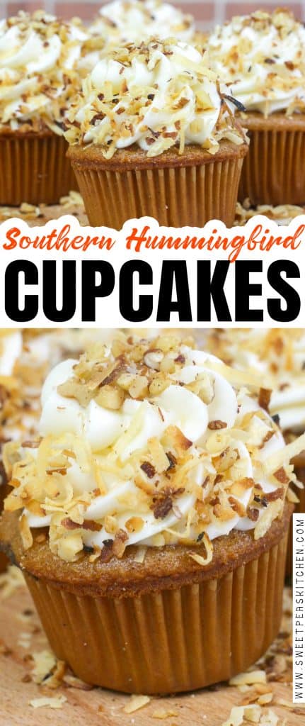 Southern Hummingbird Cupcakes Recipe - Sweet Pea's Kitchen