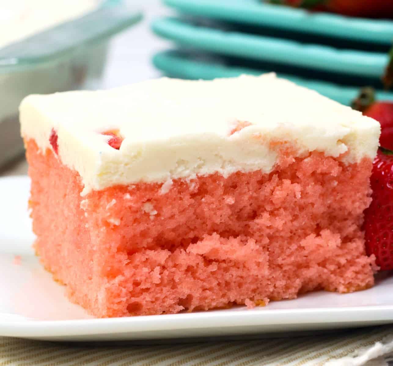 Vanilla Sheet Cake With Strawberry Glaze Recipe - The Washington Post