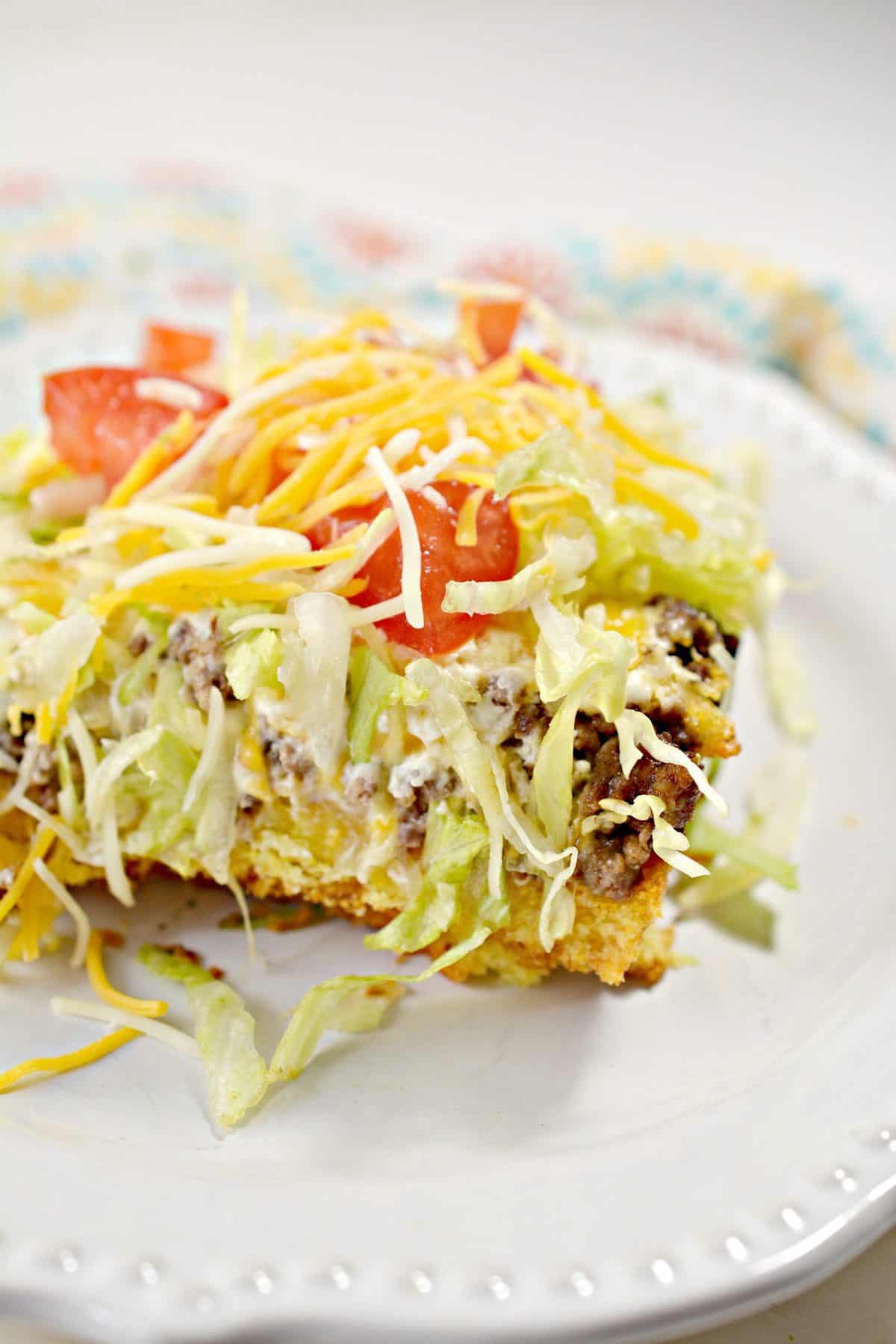 Taco Cornbread Casserole - Sweet Pea's Kitchen