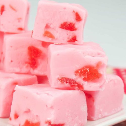 White Chocolate Cherry Fudge - Sweet Pea's Kitchen