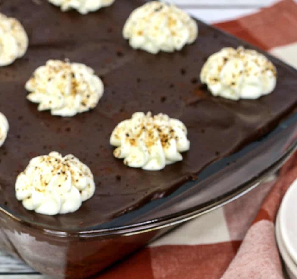 cake with coffee in it ,coffee poke cake