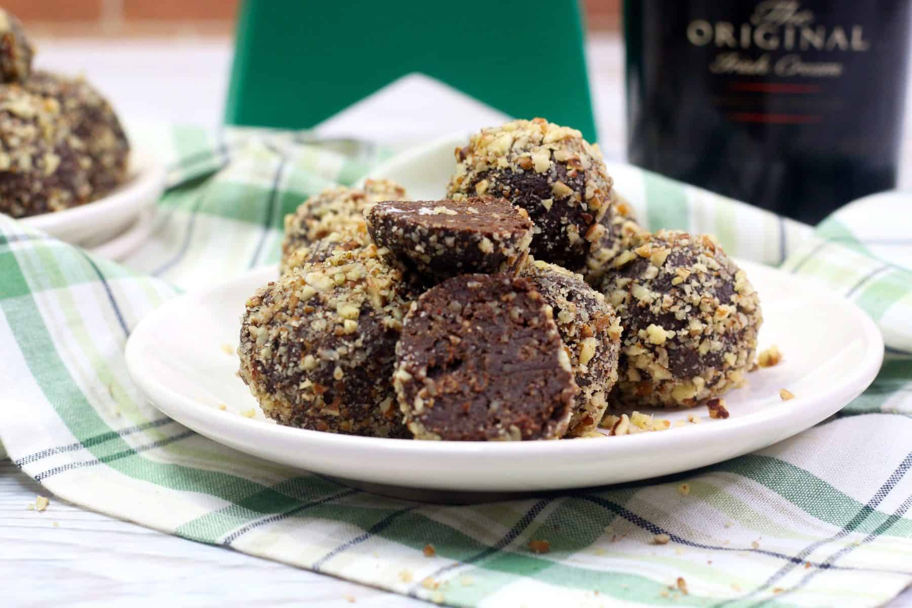 Bailey's chocolate truffles ,irish cream truffles