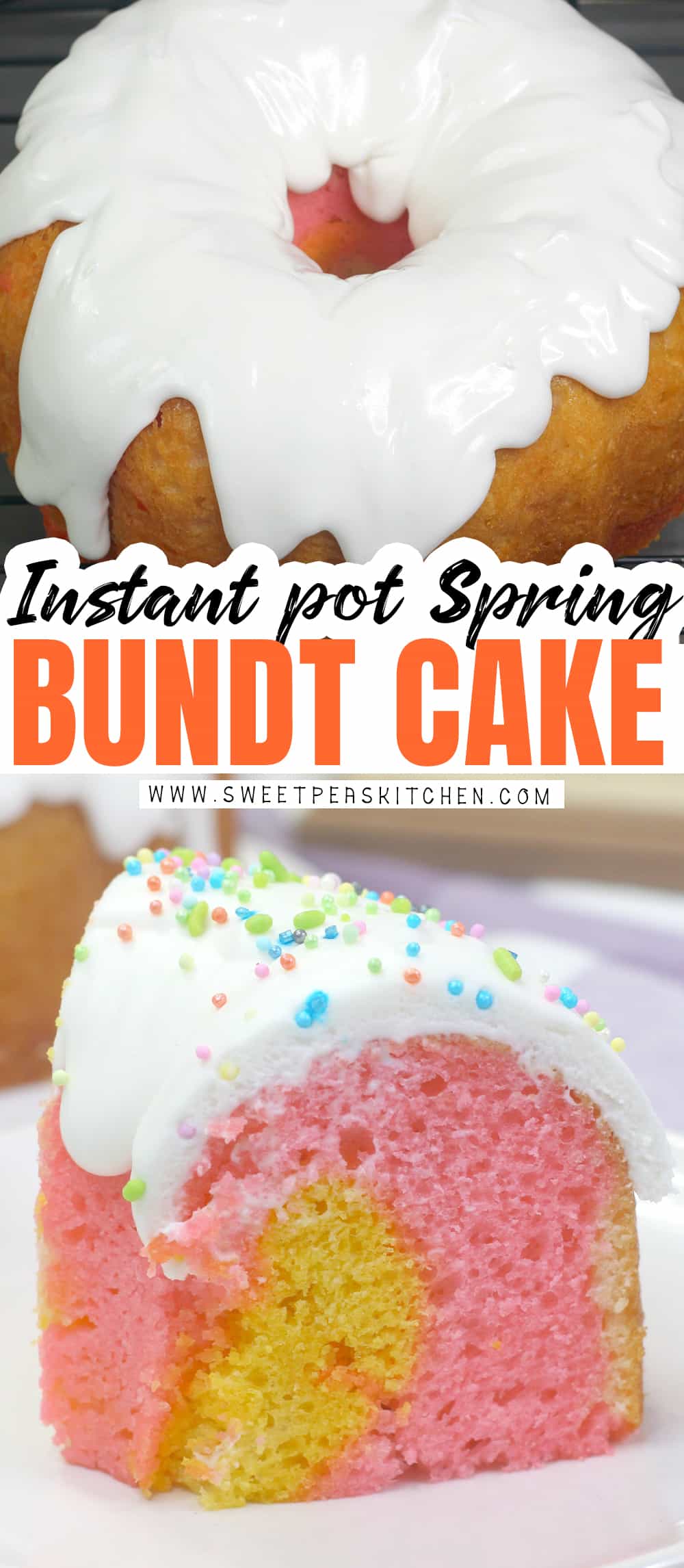 Spring Instant Pot Bundt Cake Recipe