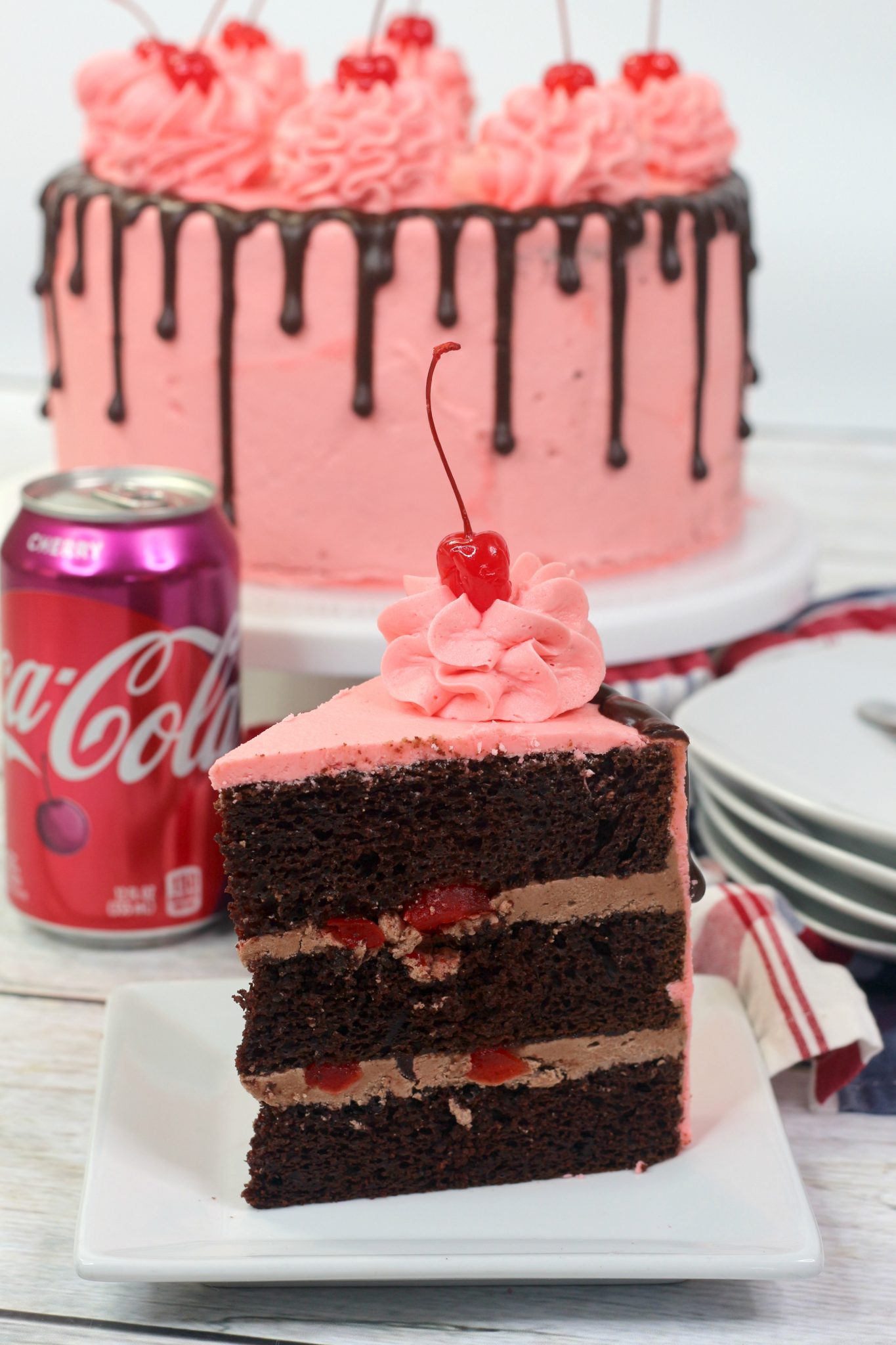 Layered Cherry Coke Cake Recipe Sweet Pea's Kitchen