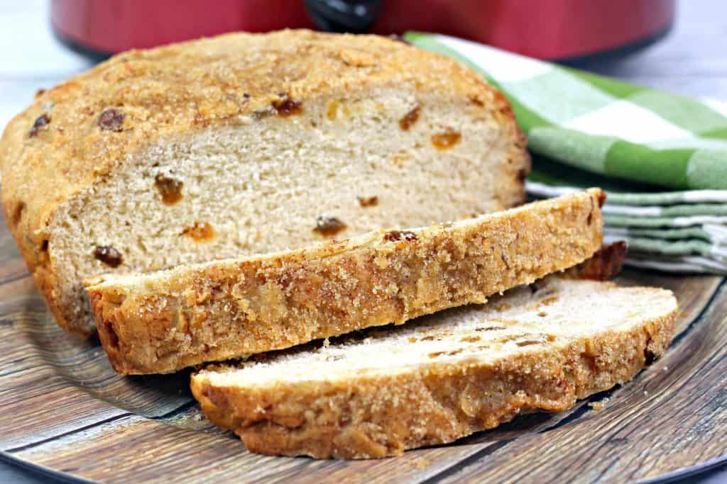 Slow Cooker Cinnamon Raisin Bread Recipe Sweet Pea's Kitchen