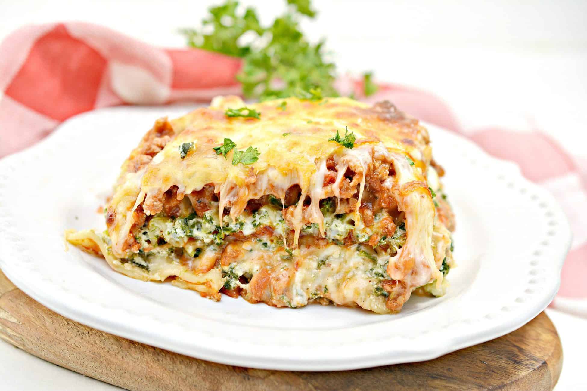 4 Cheese Beef Lasagna Sweet Pea's Kitchen