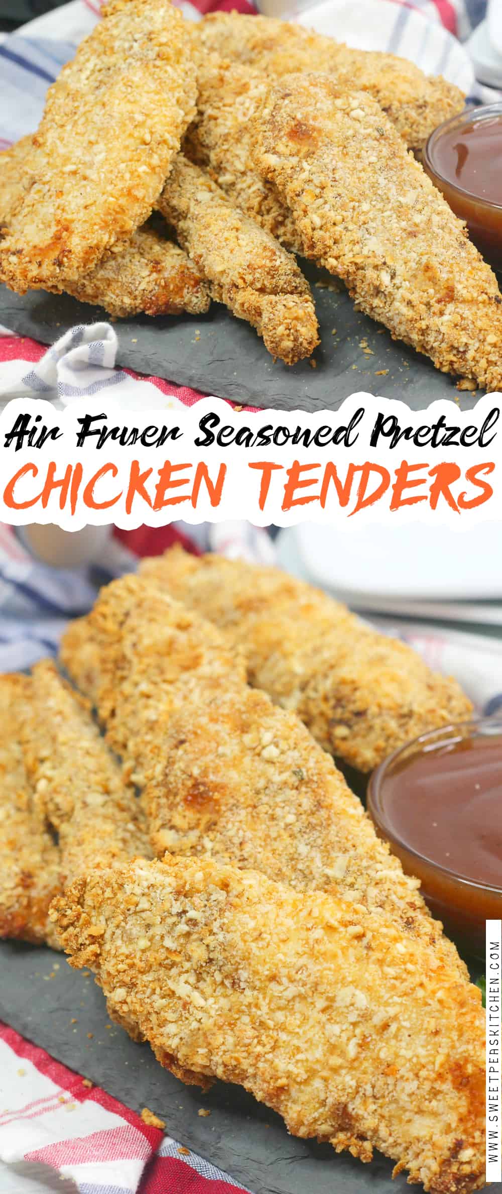 Air Fryer Seasoned Pretzel Chicken Tenders