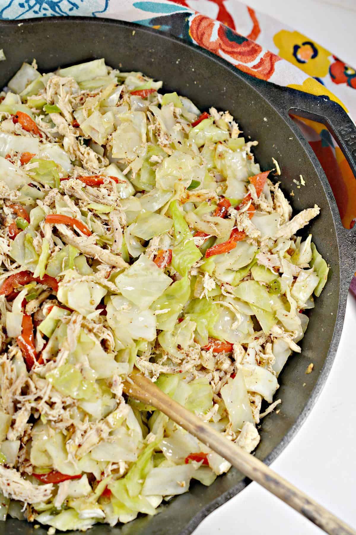 Chicken and Cabbage Stir Fry
