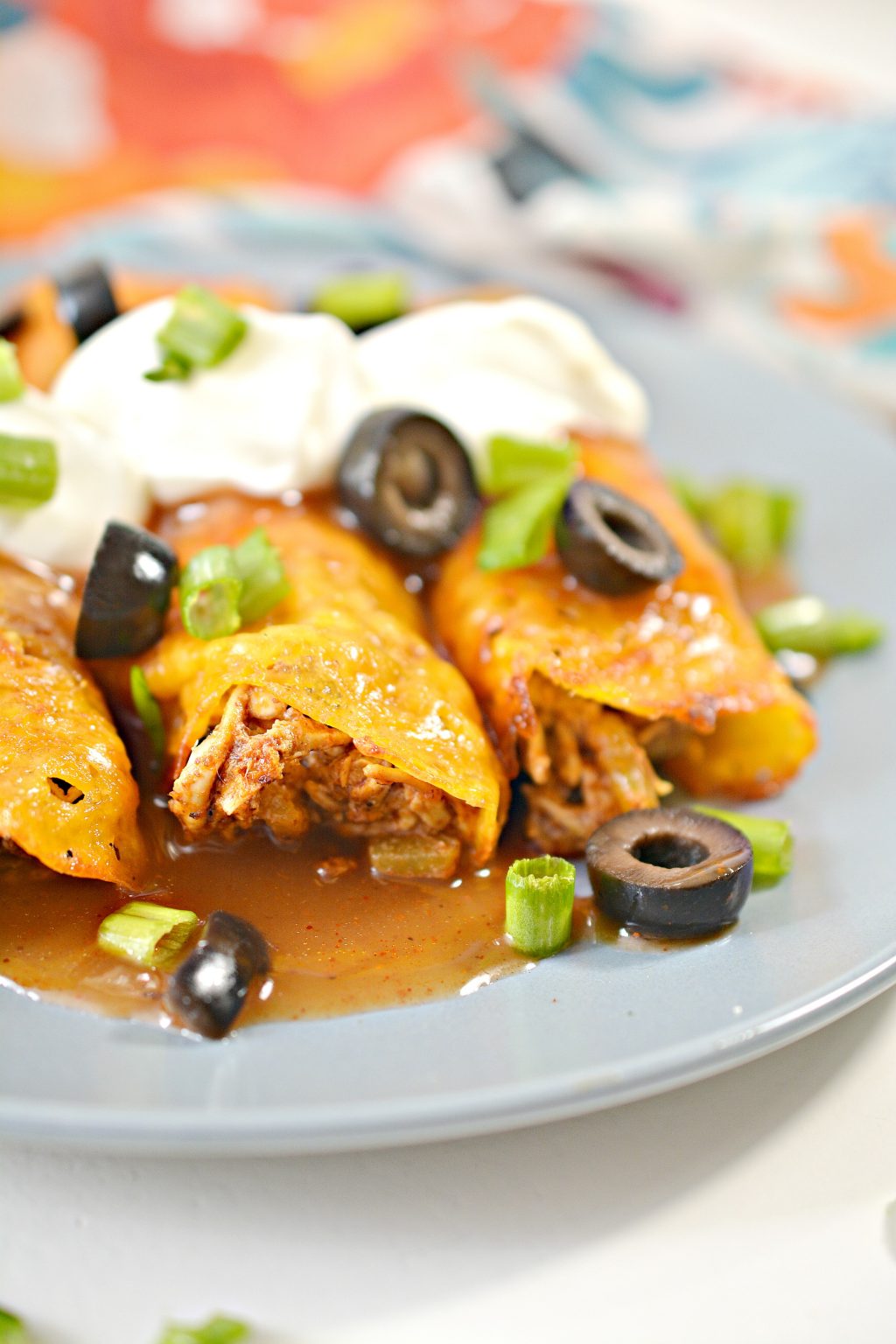 Chicken Enchiladas with Cheesy Tortillas Sweet Pea's Kitchen