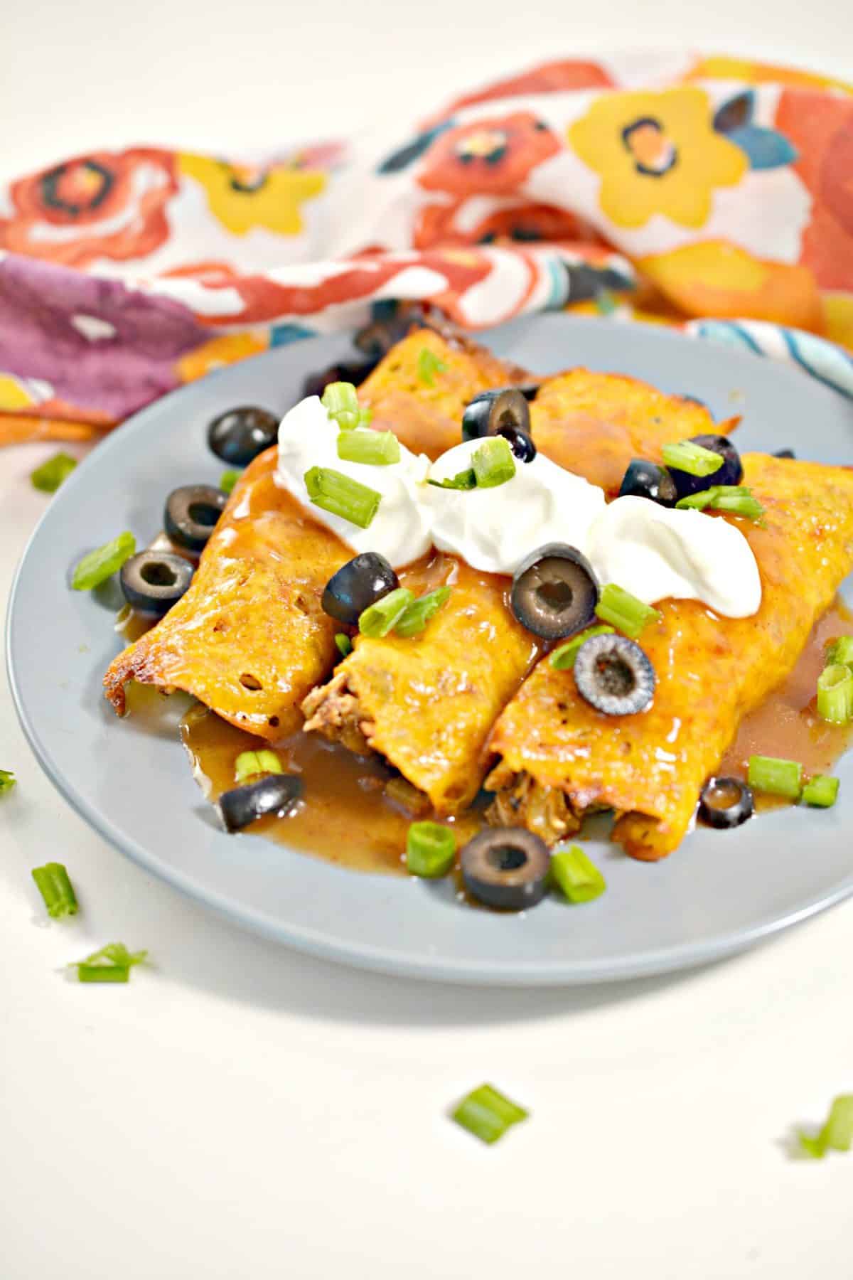 Chicken Enchiladas with Cheesy Tortillas Sweet Pea's Kitchen