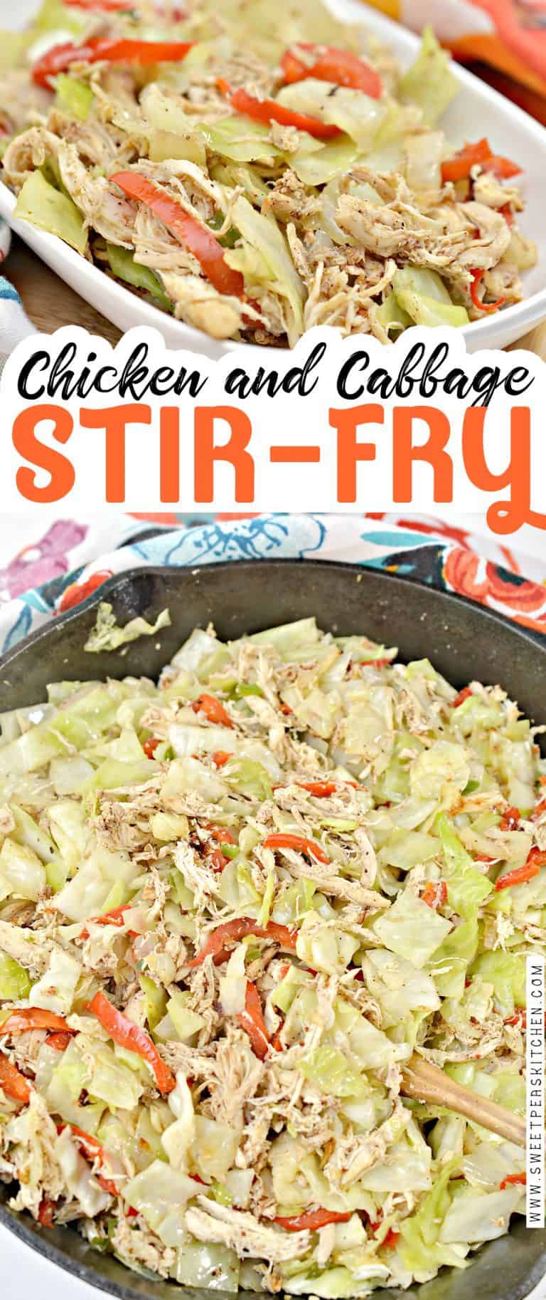 Chicken and Cabbage Stir Fry - Sweet Pea's Kitchen