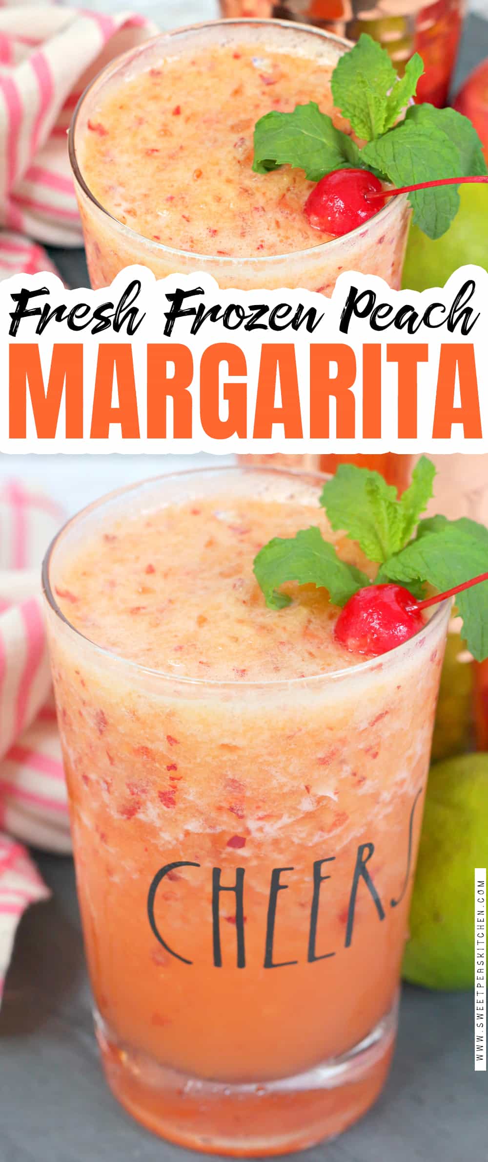 Fresh Frozen Peach Margarita