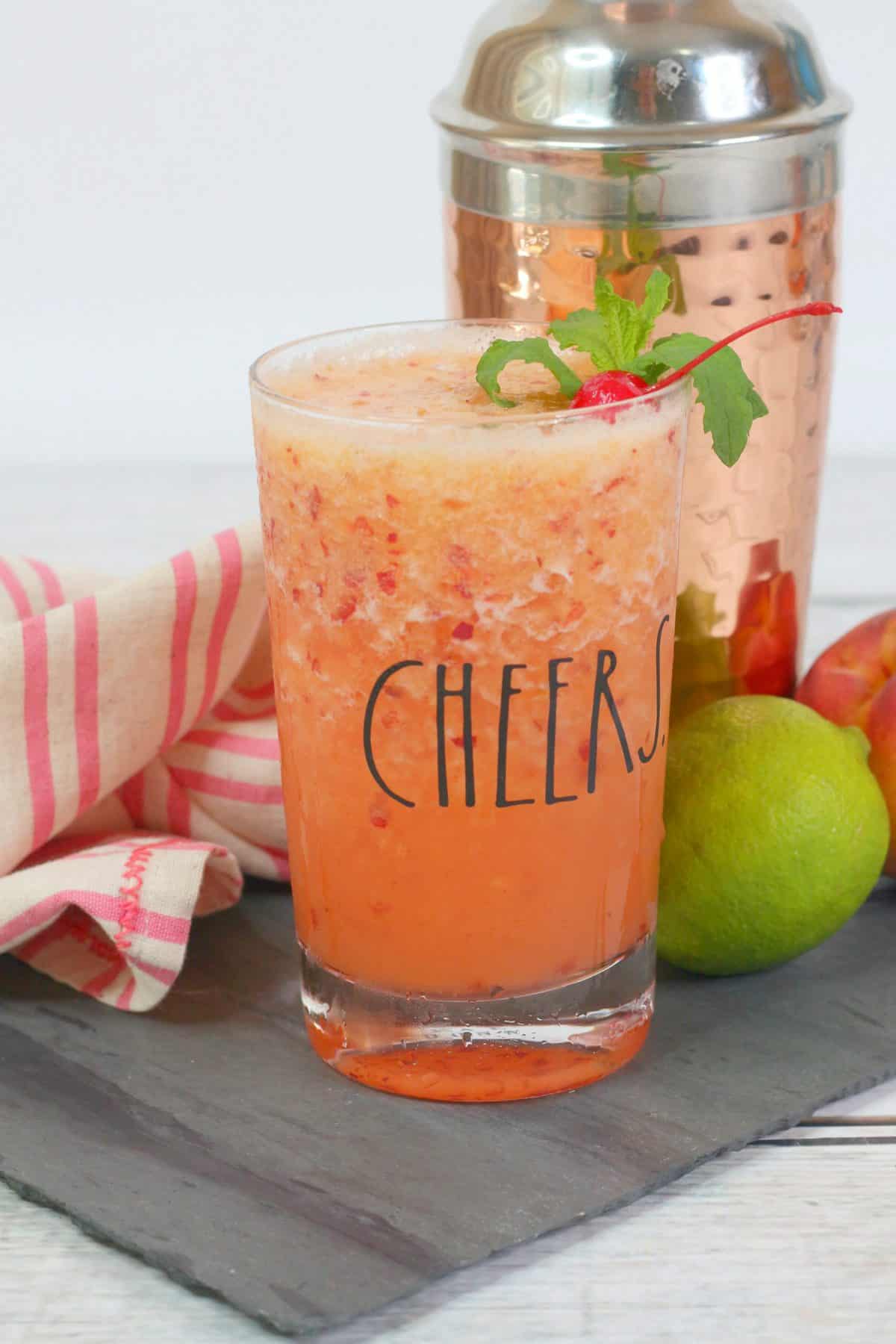 fresh peach margarita recipe