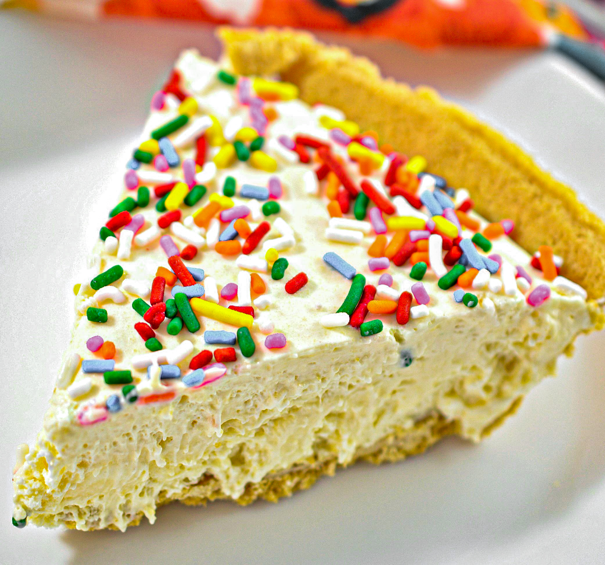 Funfetti Cheesecake Ice Cream Pie-image