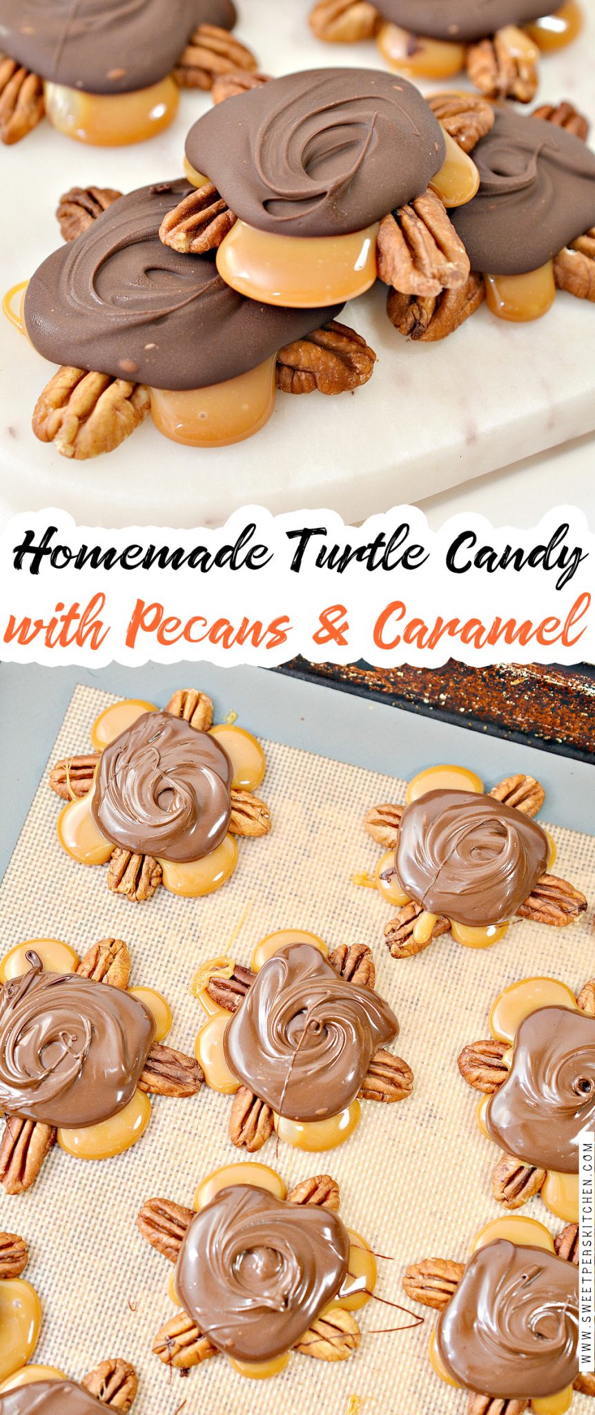 Homemade Turtle Candy With Pecans And Caramel Sweet Pea S Kitchen   Homemade Turtle Candy With Pecans And Caramel PIN 862x2048 