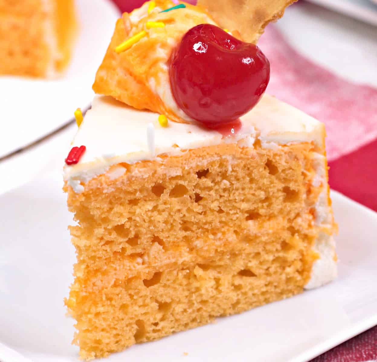 Instant Pot Orange Sherbert Cake