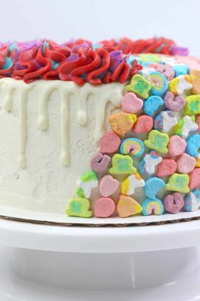 Lucky Charms Layered Cake, Lucky Charms Cake