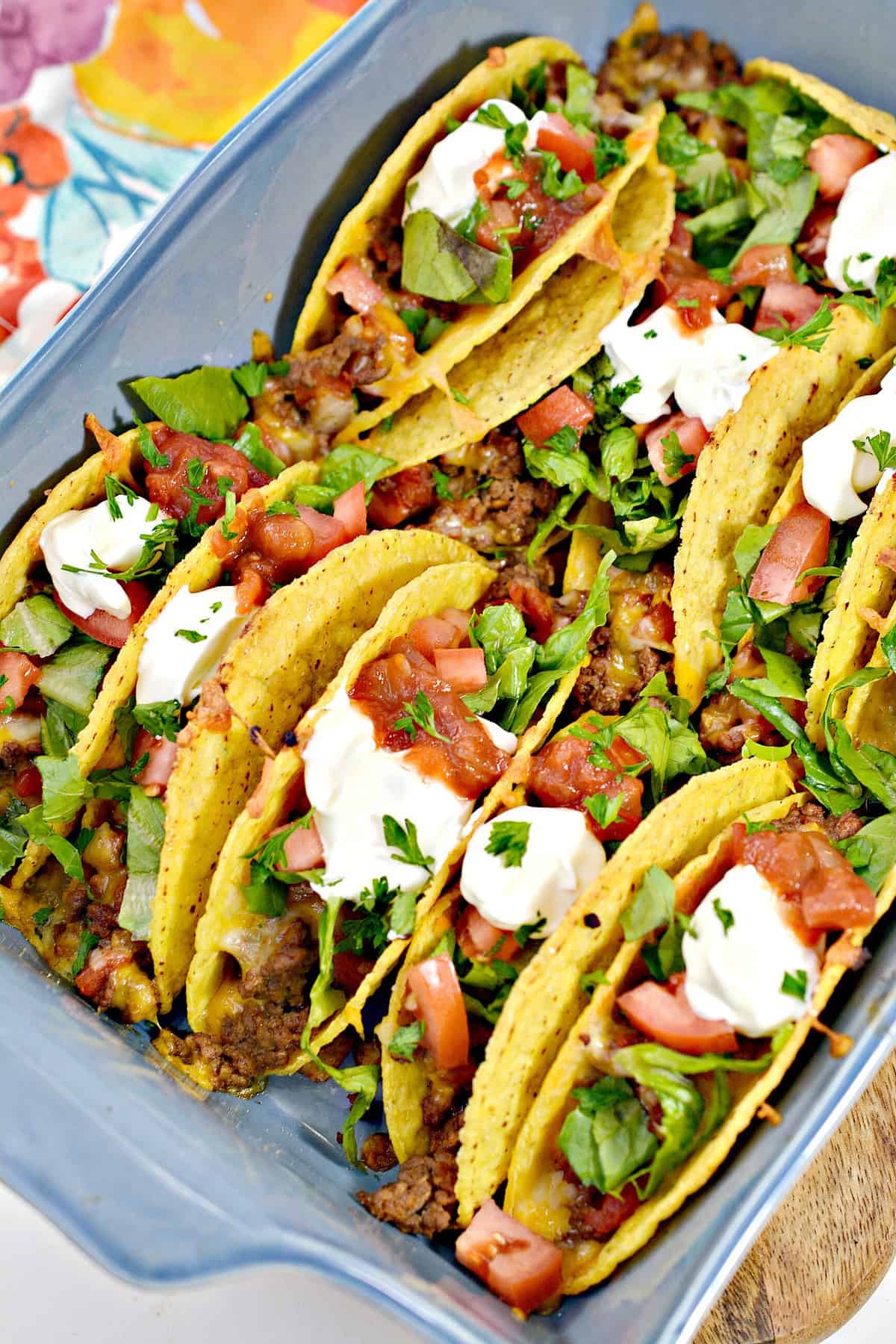 Oven Baked Tacos - Sweet Pea's Kitchen