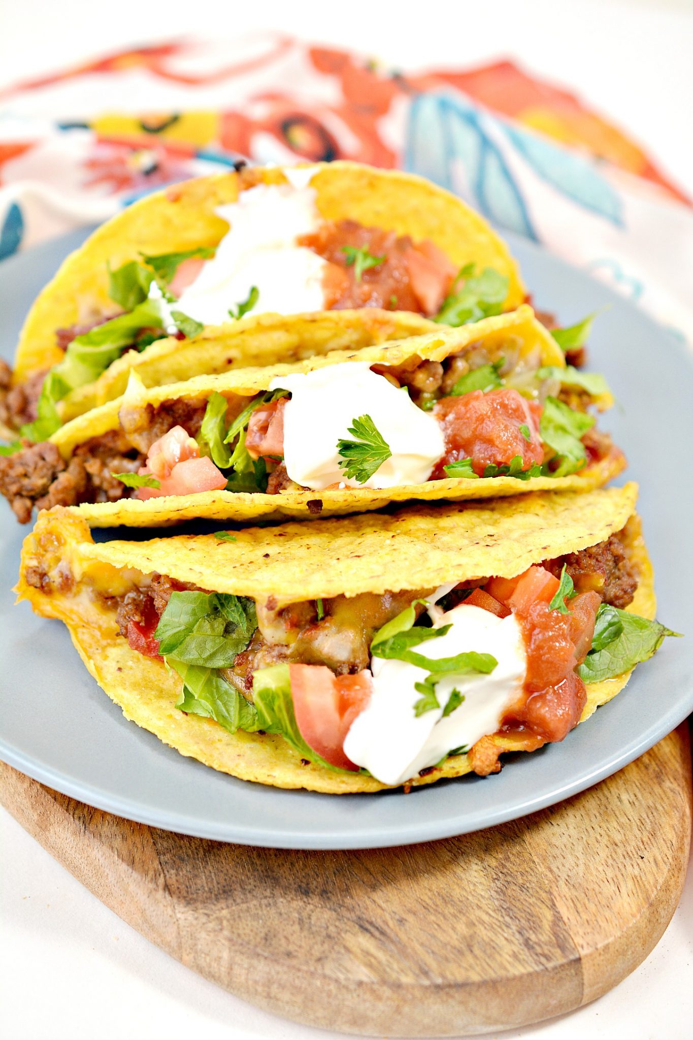 Oven Baked Tacos - Sweet Pea's Kitchen