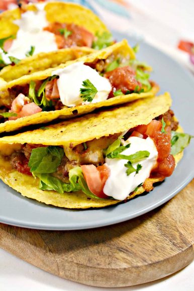 Oven Baked Tacos - Sweet Pea's Kitchen