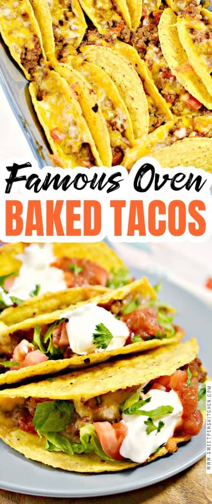 Oven Baked Tacos - Sweet Pea's Kitchen