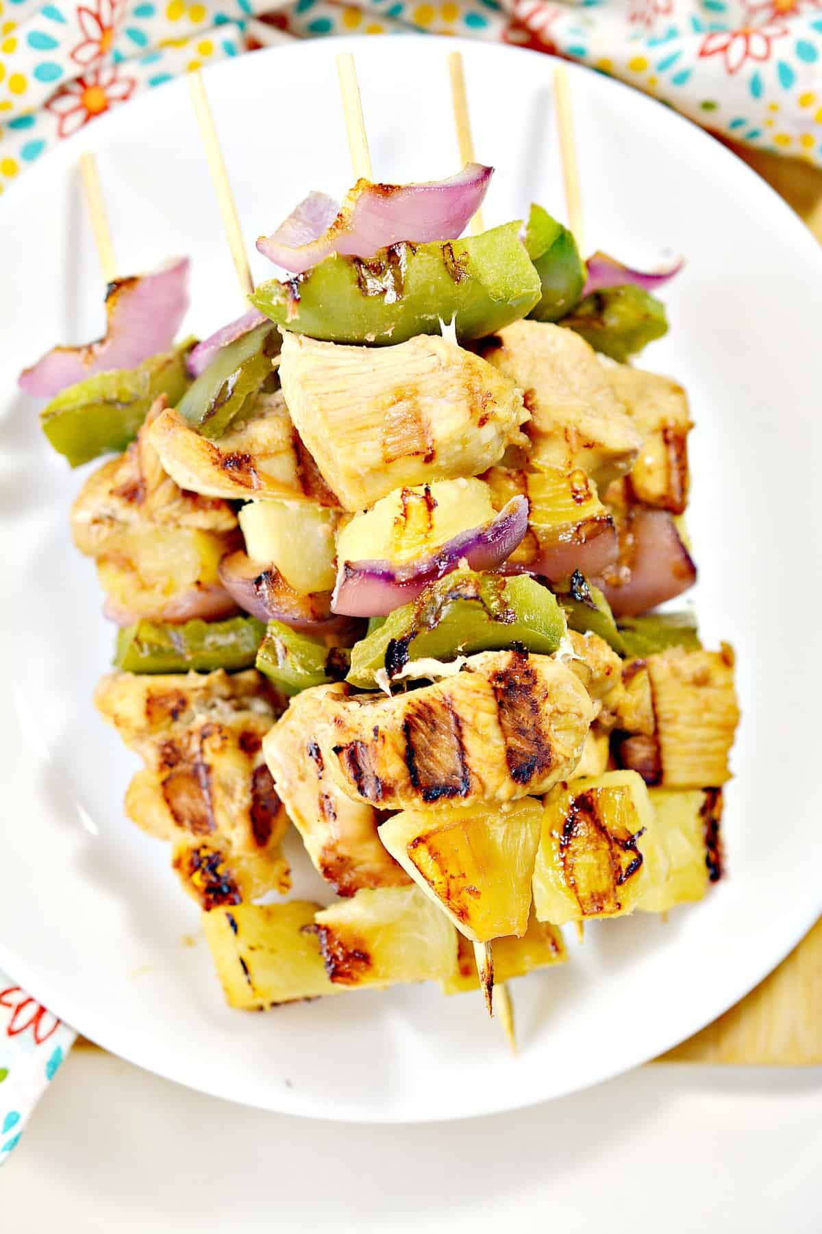 Pineapple Chicken Kebabs