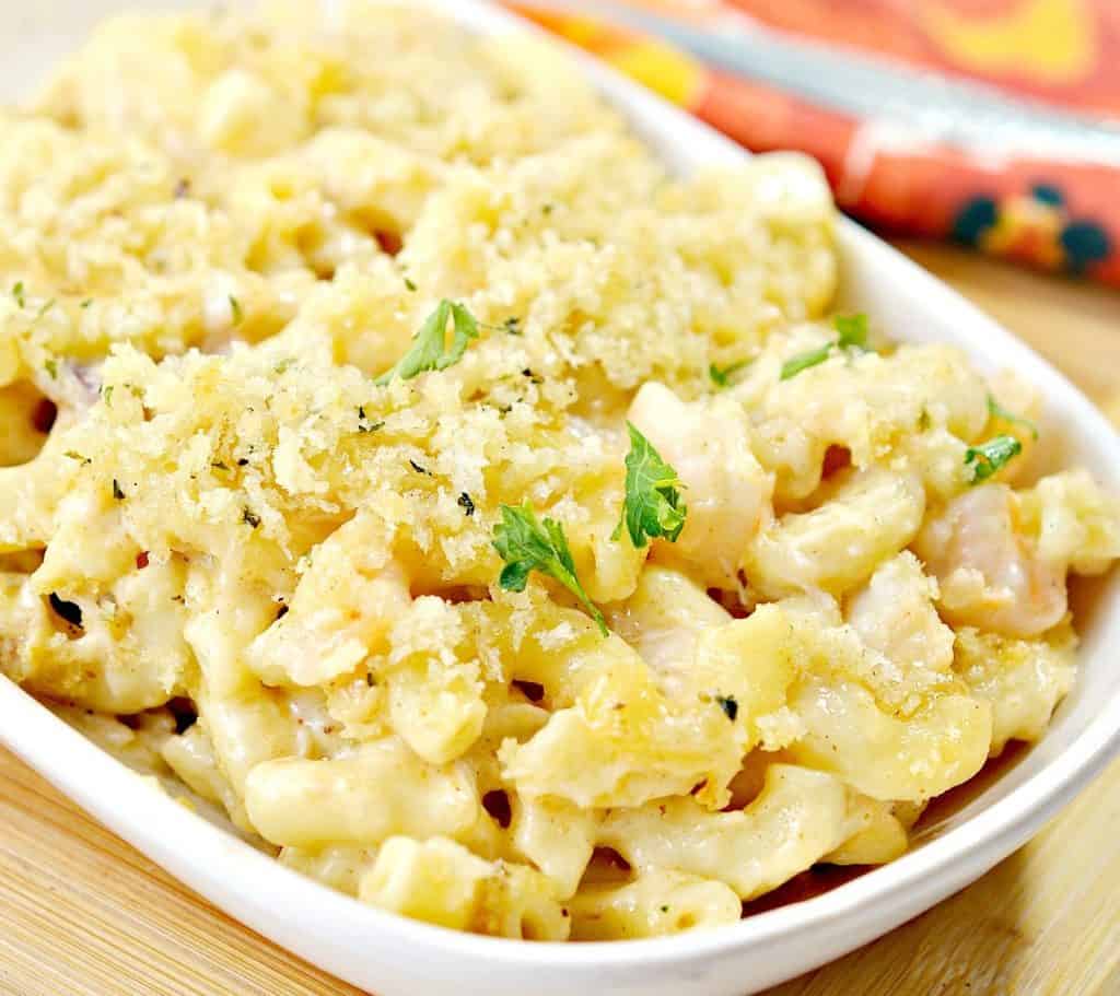 Seafood Mac and Cheese - Sweet Pea's Kitchen