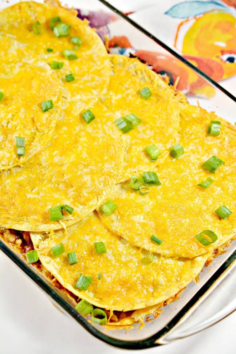 Shredded Chicken-Enchilada Casserole – Easy Recipes