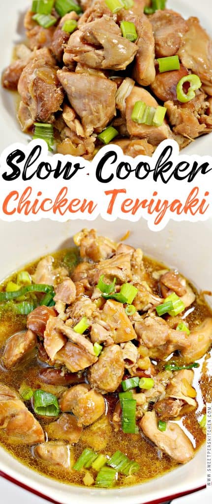 Slow Cooker Chicken Teriyaki - Sweet Pea's Kitchen