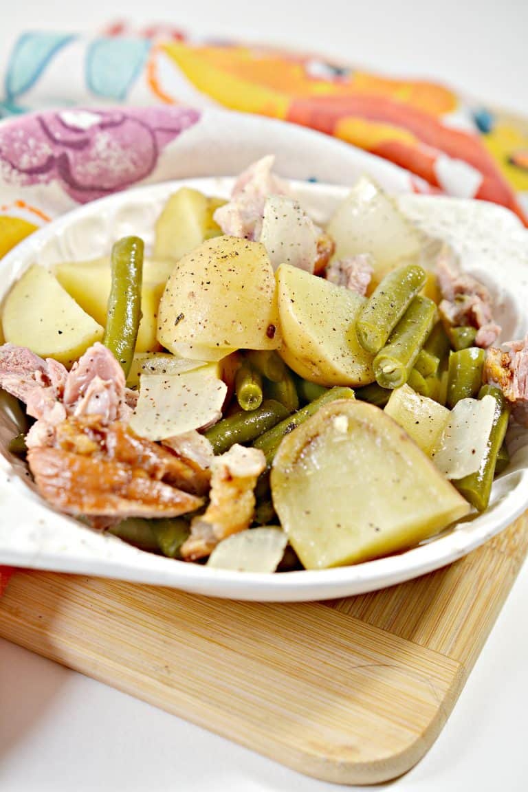 Slow Cooker Ham, Green Beans and Potatoes Sweet Pea's Kitchen