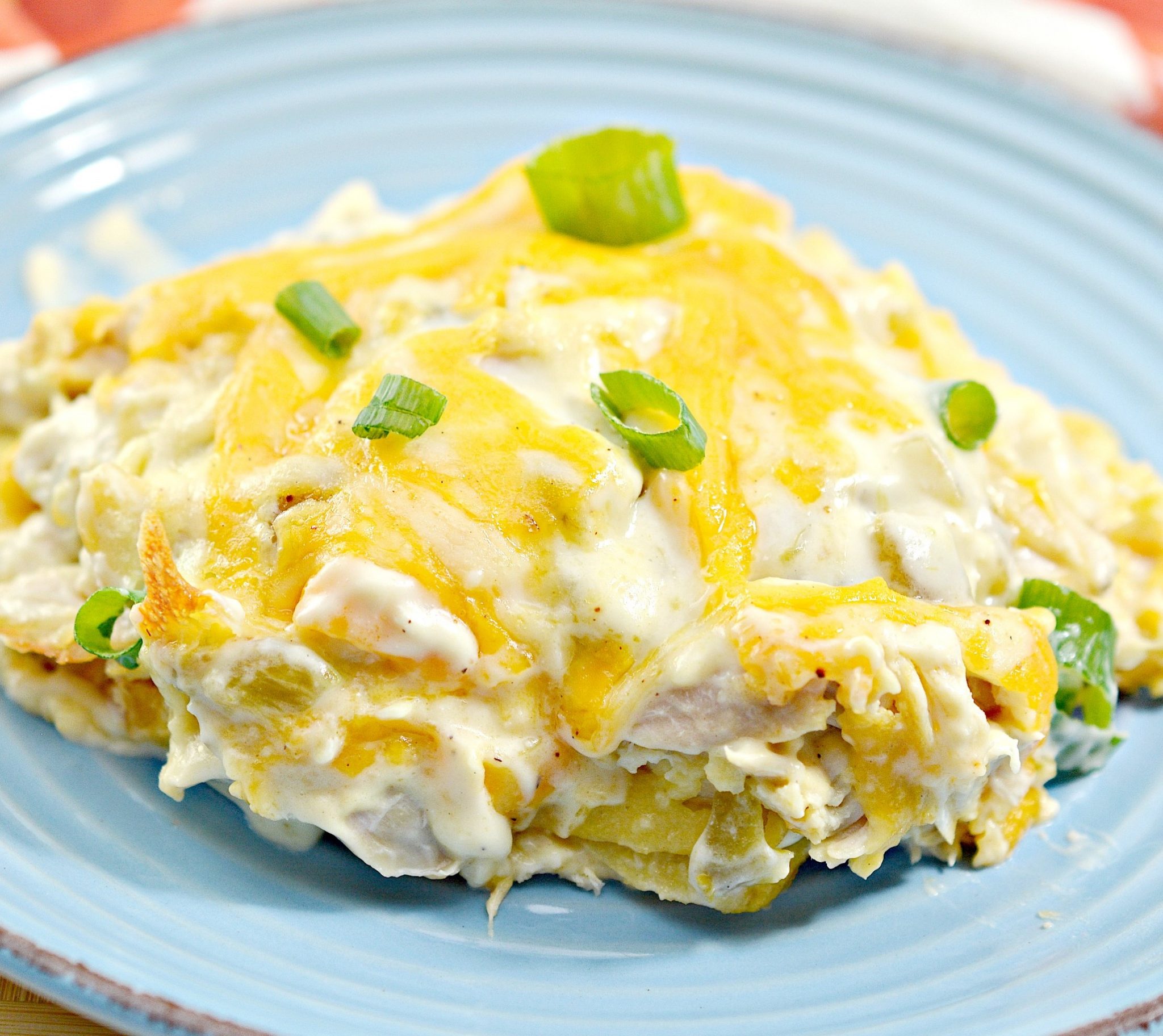 Sour Cream Chicken Enchilada Casserole Sweet Pea S Kitchen