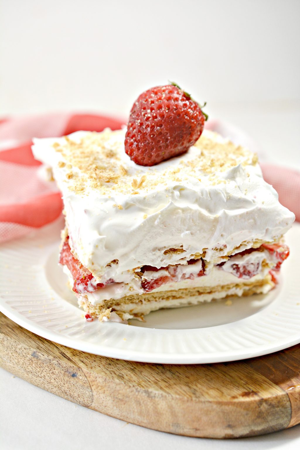 Strawberry Cream Cheese Icebox Cake - Sweet Pea's Kitchen