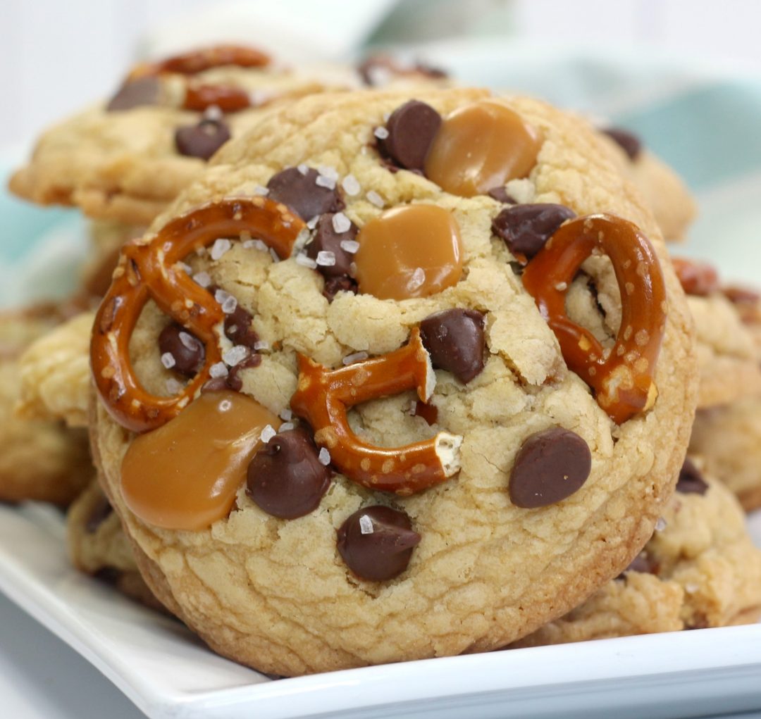 Sweet & Salty Kitchen Sink Cookies - Sweet Pea's Kitchen