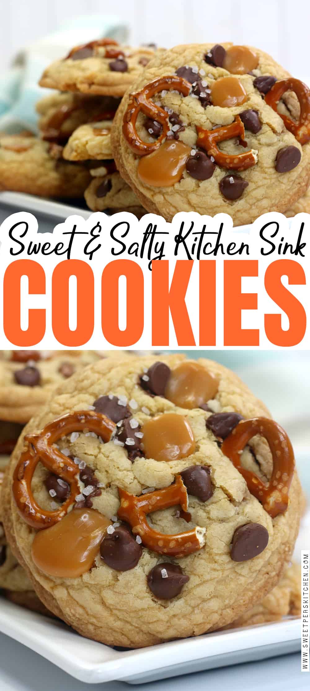 Sweet & Salty Kitchen Sink Cookies