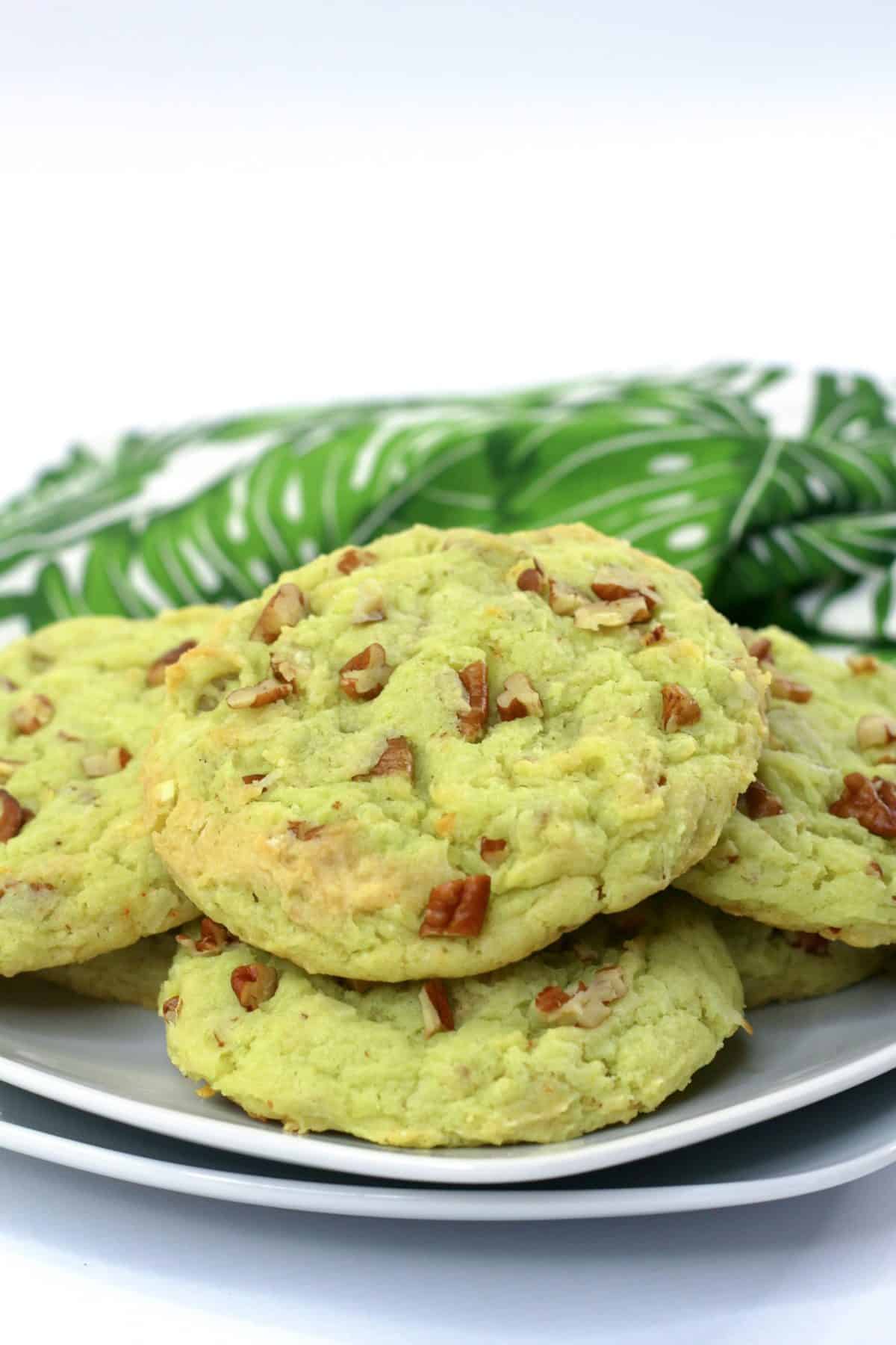 Watergate Cookies, Pistachio Watergate Cookies