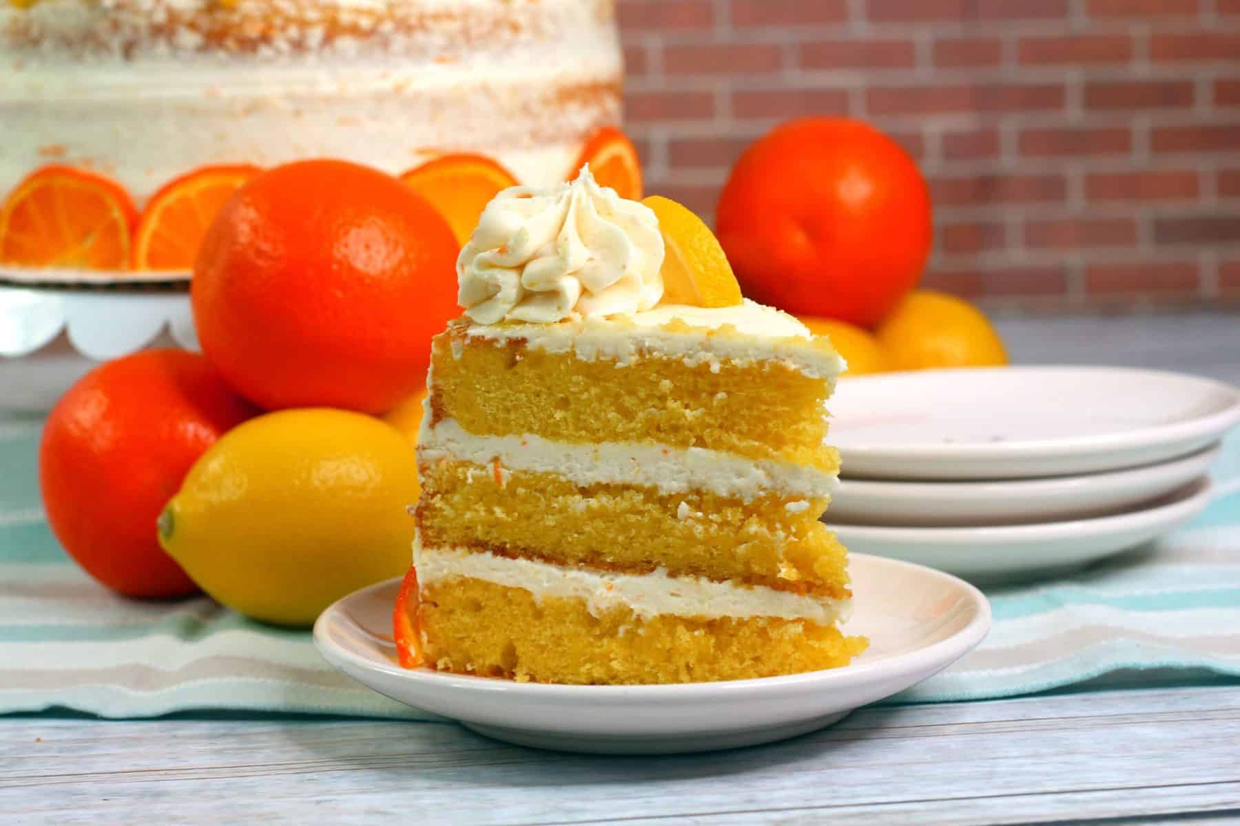 easy lemon Orange Cake, lemon cake recipe