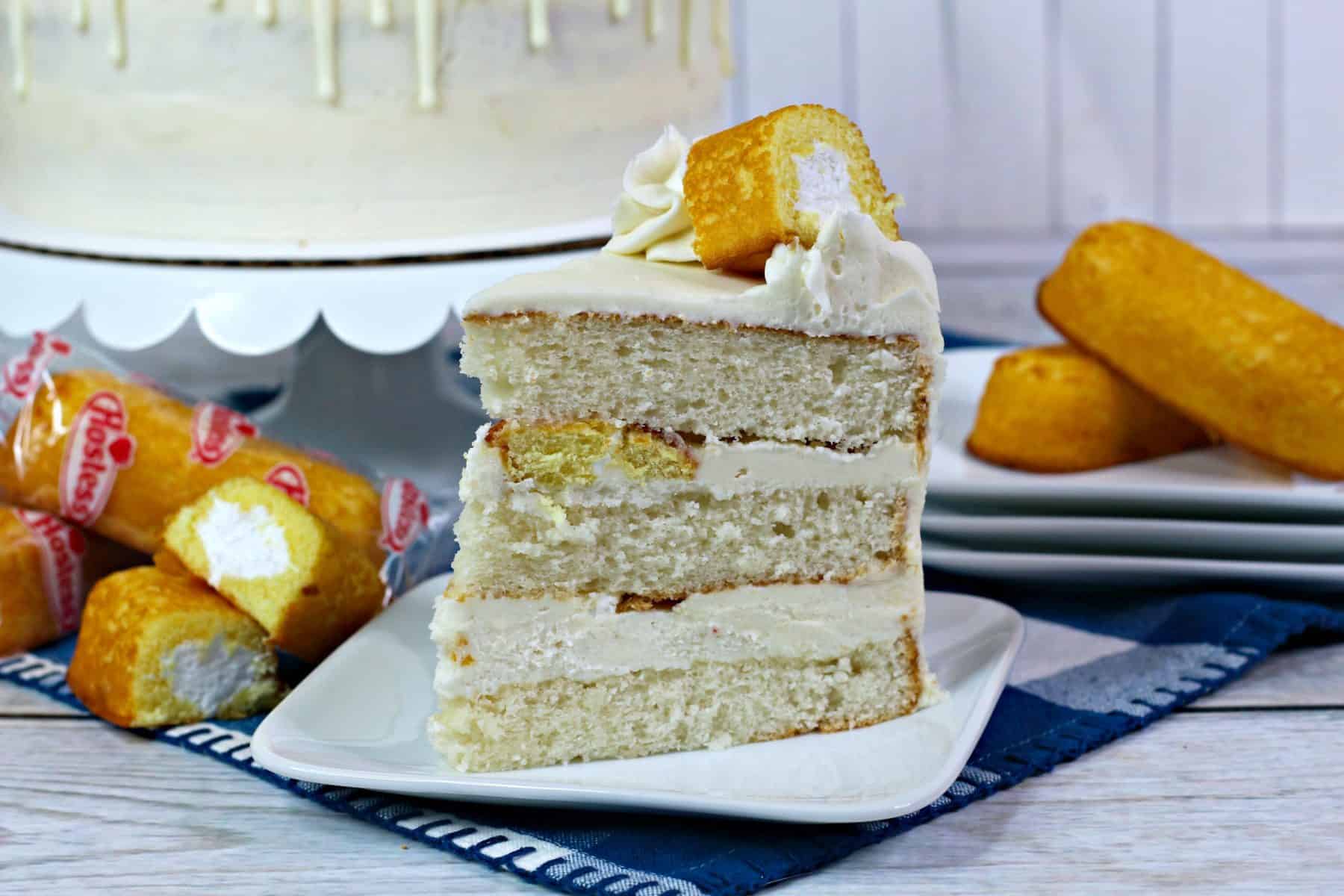 twinkie recipe, layered twinkie cake