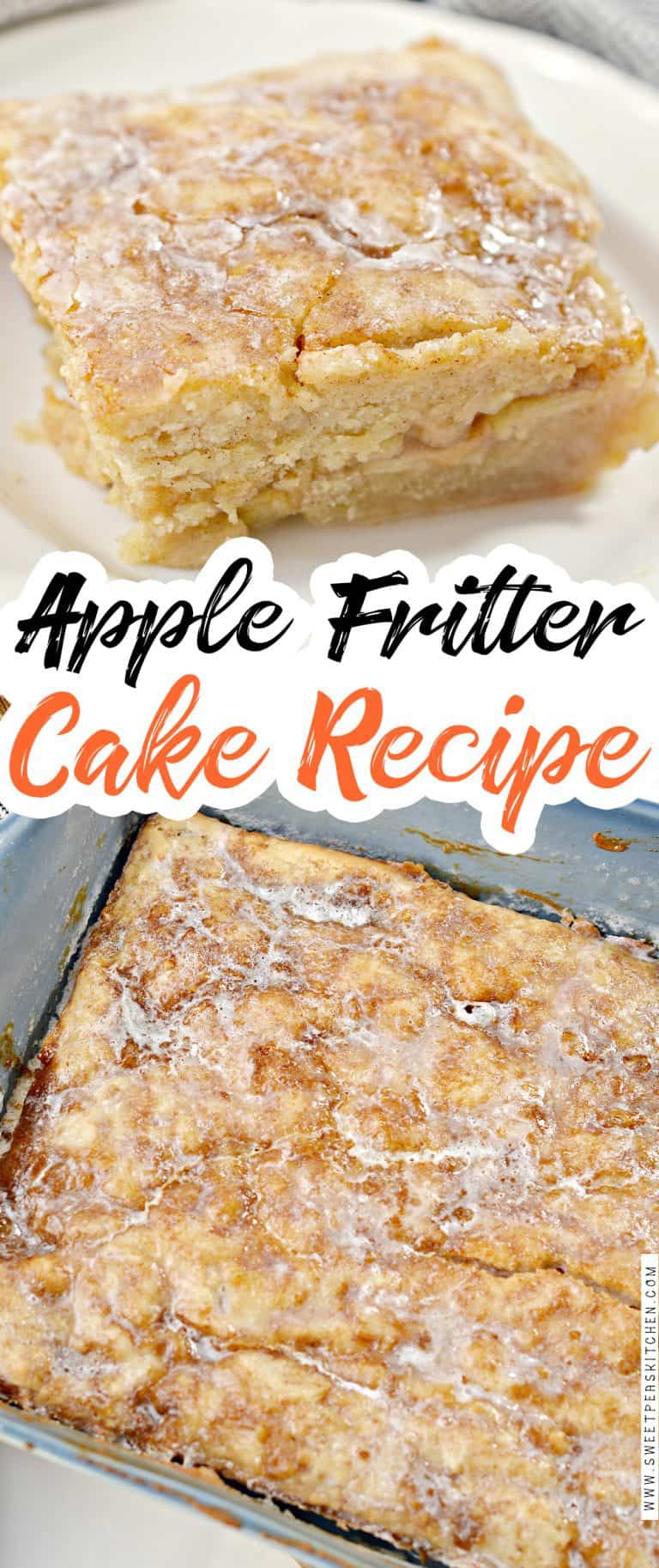 Apple Fritter Cake Recipe - Sweet Pea's Kitchen